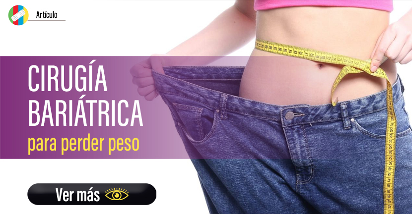 Cirugía bariátrica para perder peso.