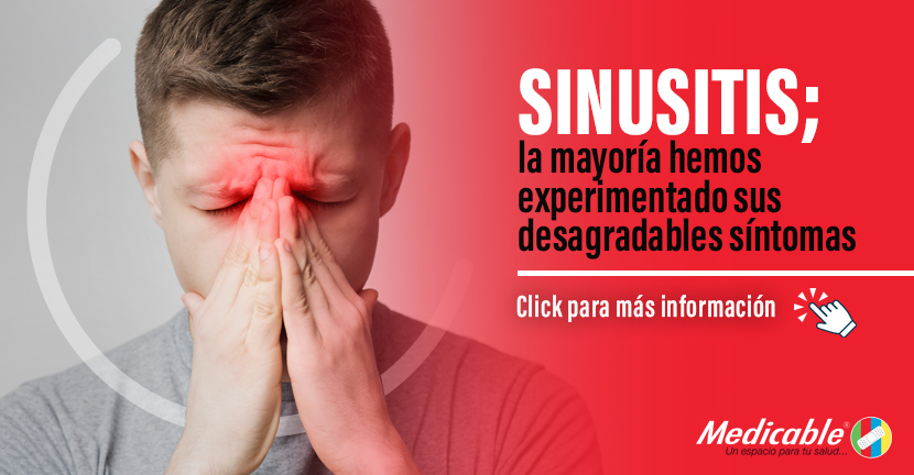 Sinusitis, la mayoría hemos experimentado sus desagradables síntomas