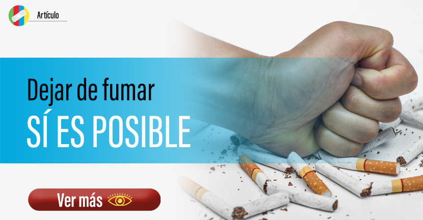 Dejar de fumar sí es posible.