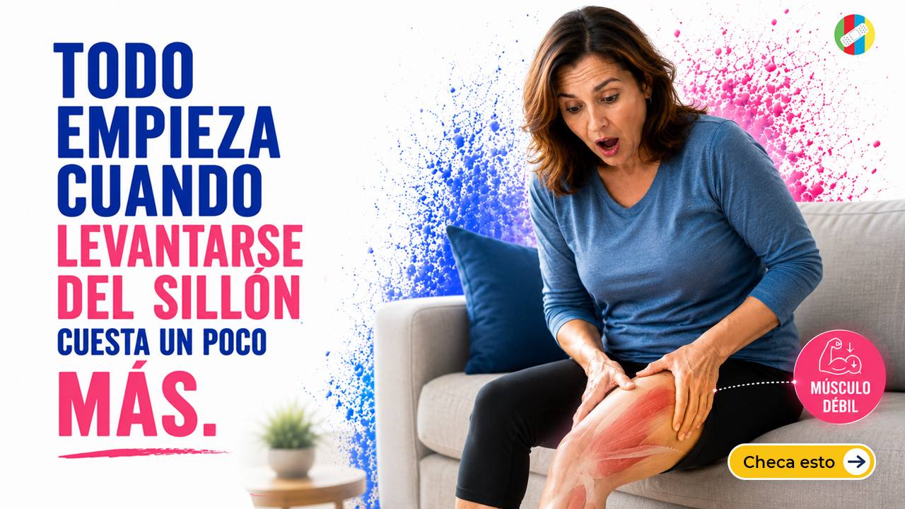 Todo empieza cuando levantarse del sillón cuesta un poco más.
