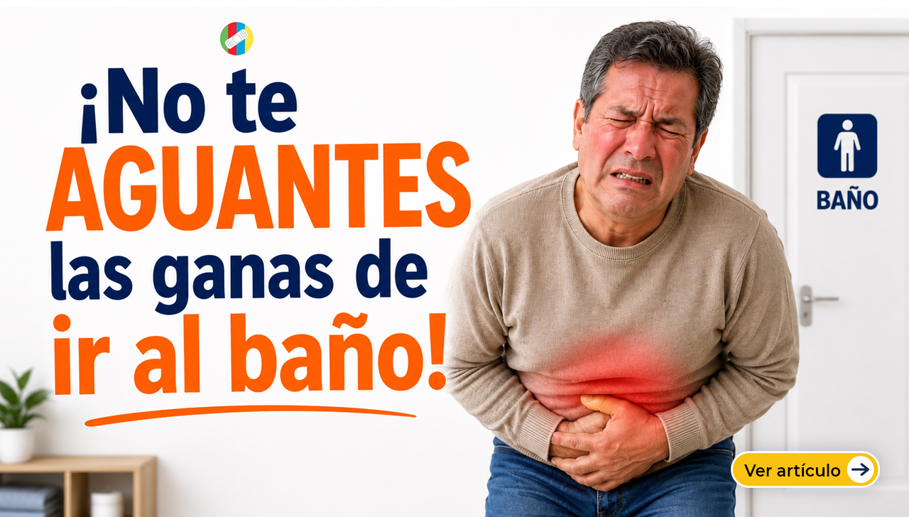 ¡No te aguantes las ganas de ir al baño!