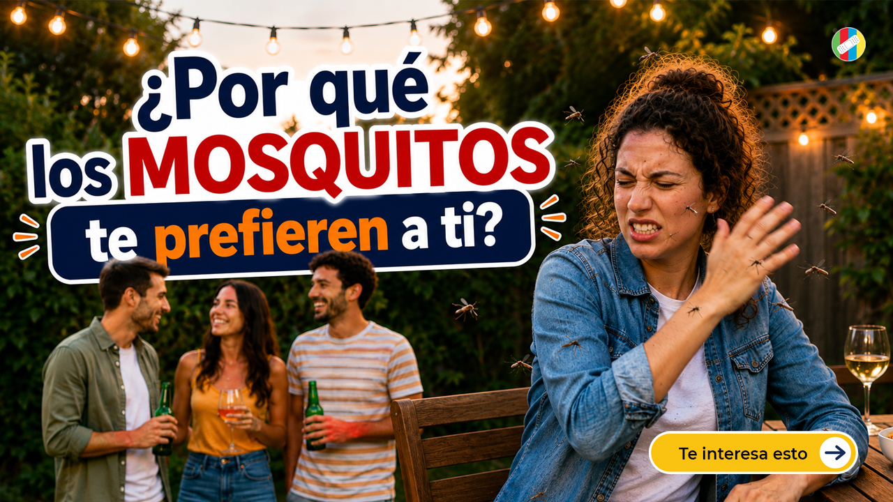 ¿Por qué los mosquitos te prefieren a ti?