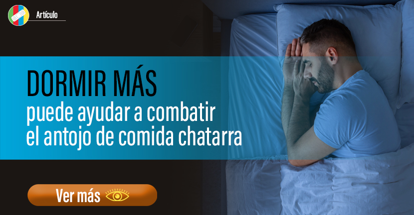 Dormir más puede ayudar a combatir el antojo de comida chatarra