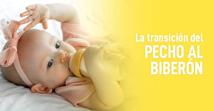 La transición del pecho al biberón