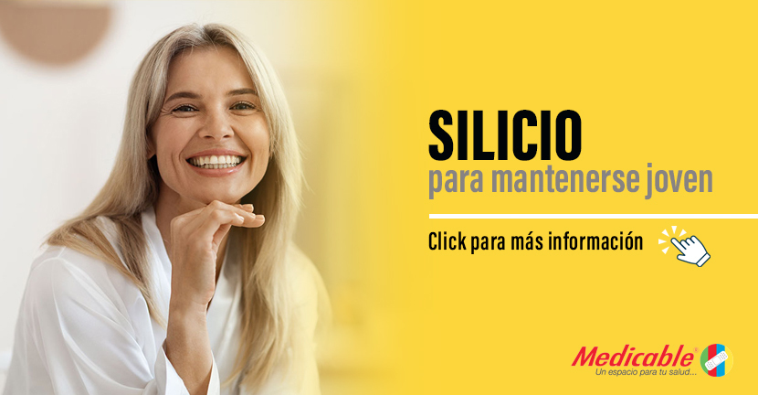 Silicio para mantenerse joven