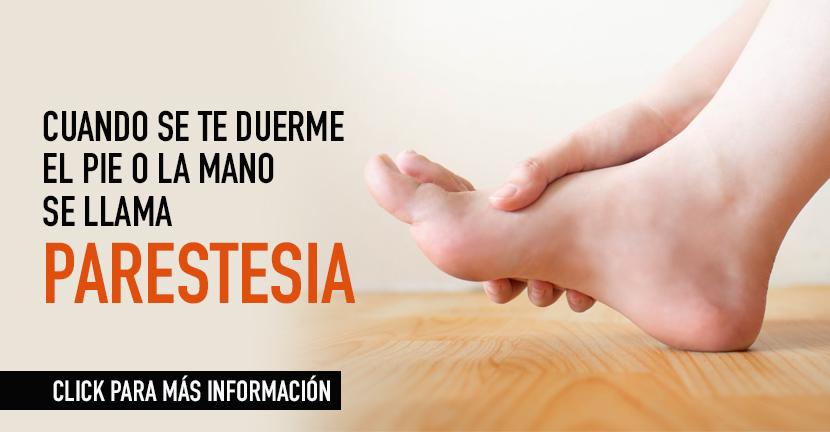 Parestesia, pies o manos que se duermen