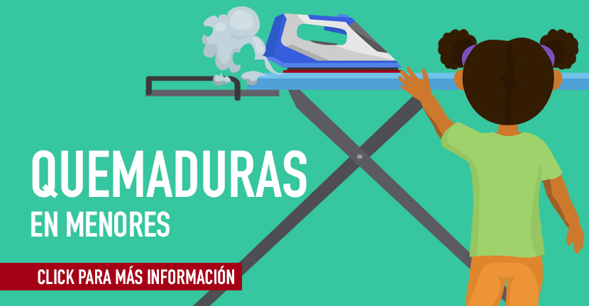 Quemaduras en menores