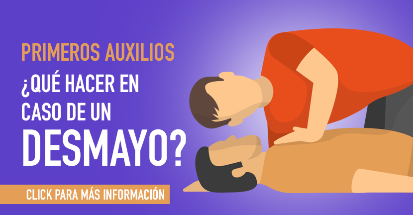 Primeros auxilios ¿qué hacer en caso de un desmayo?