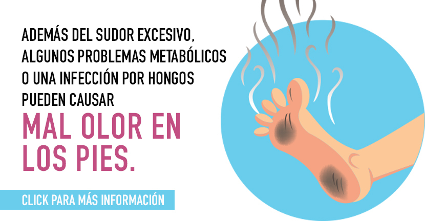 Mal olor en los pies