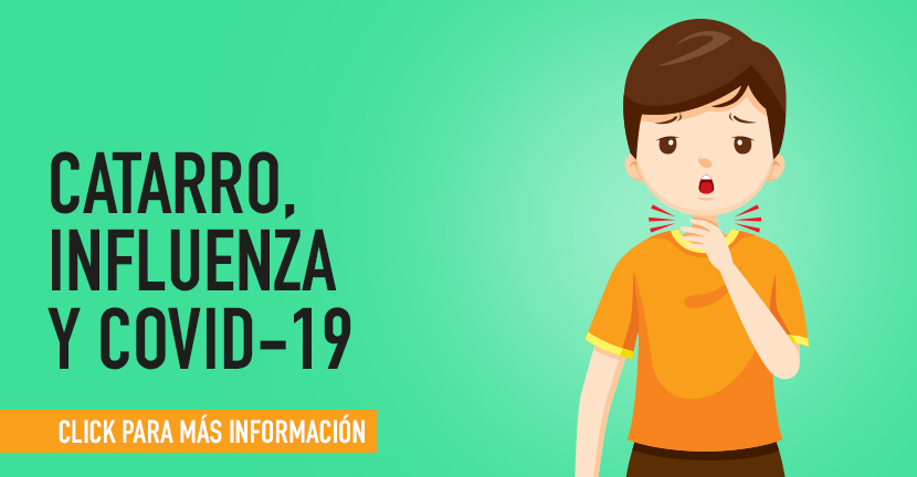 Catarro, Influenza y covid-19