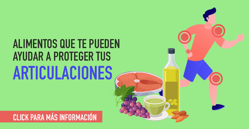 Alimentos que te pueden ayudar a proteger tus articulaciones