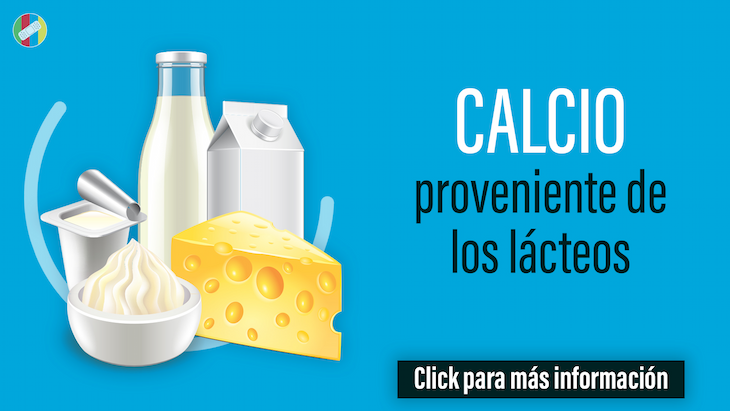 Calcio, proveniente de los lácteos.