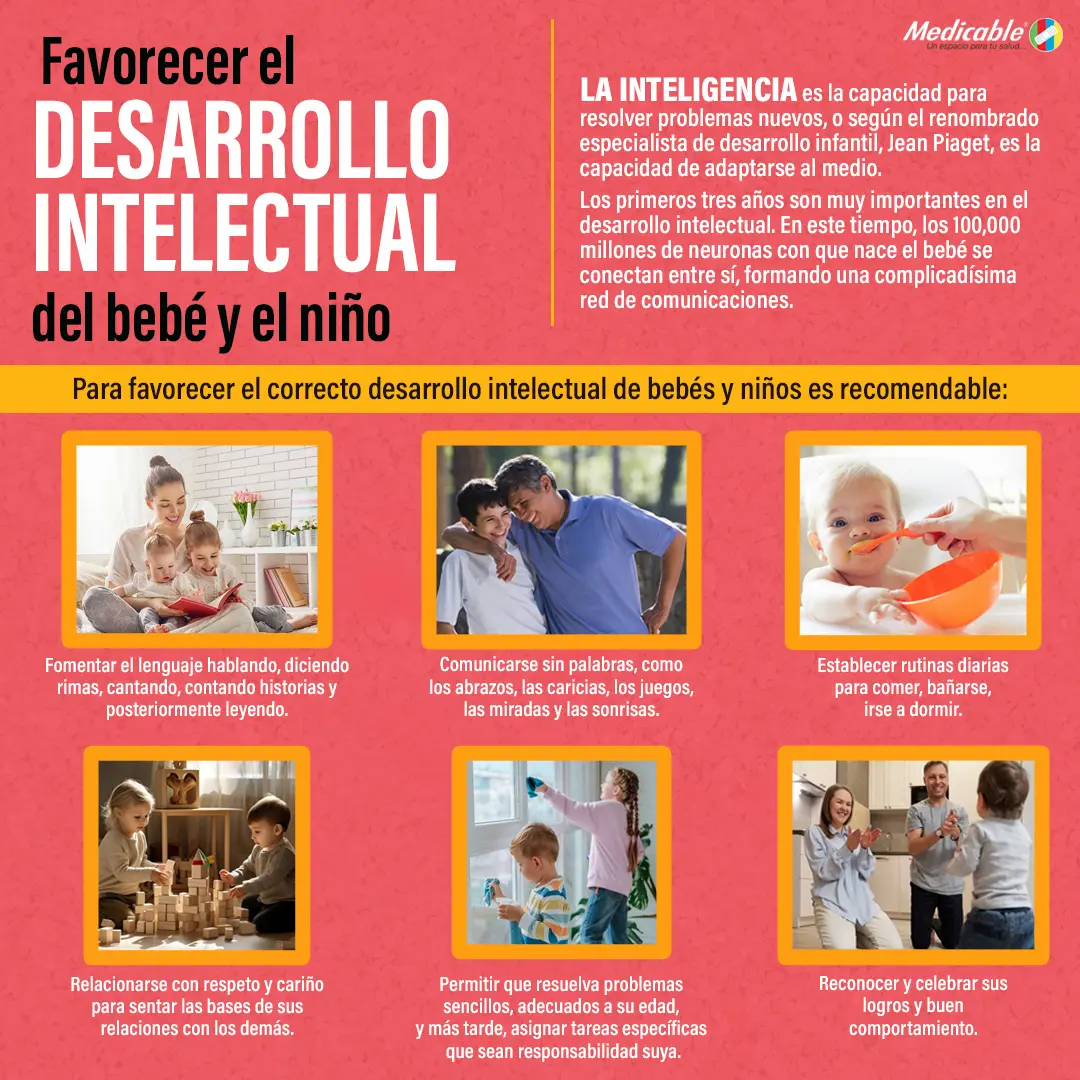 Favorecer el desarrollo intelectual del bebé y niño.