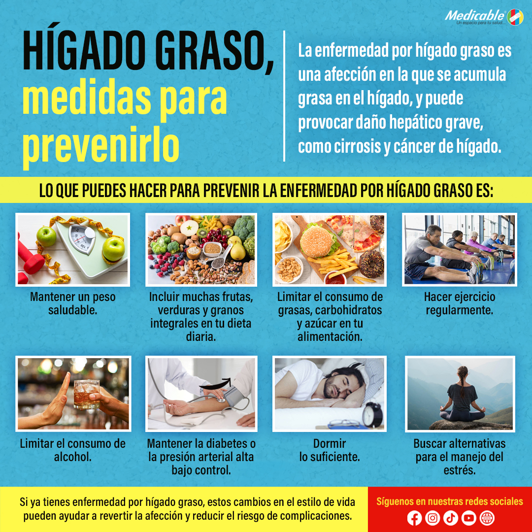 Hígado graso, medidas para prevenirlo.