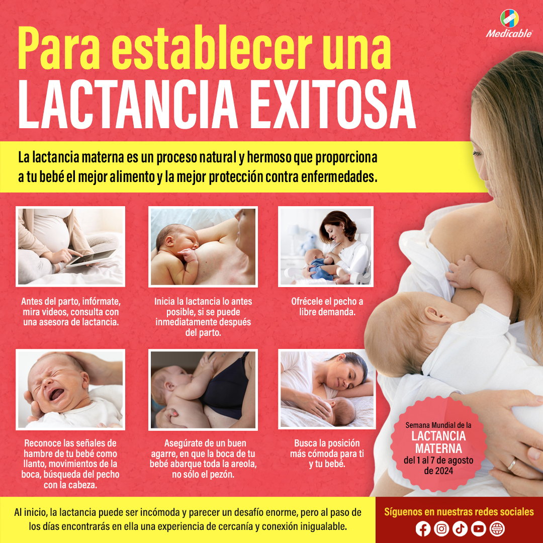 Para establecer una lactancia exitosa