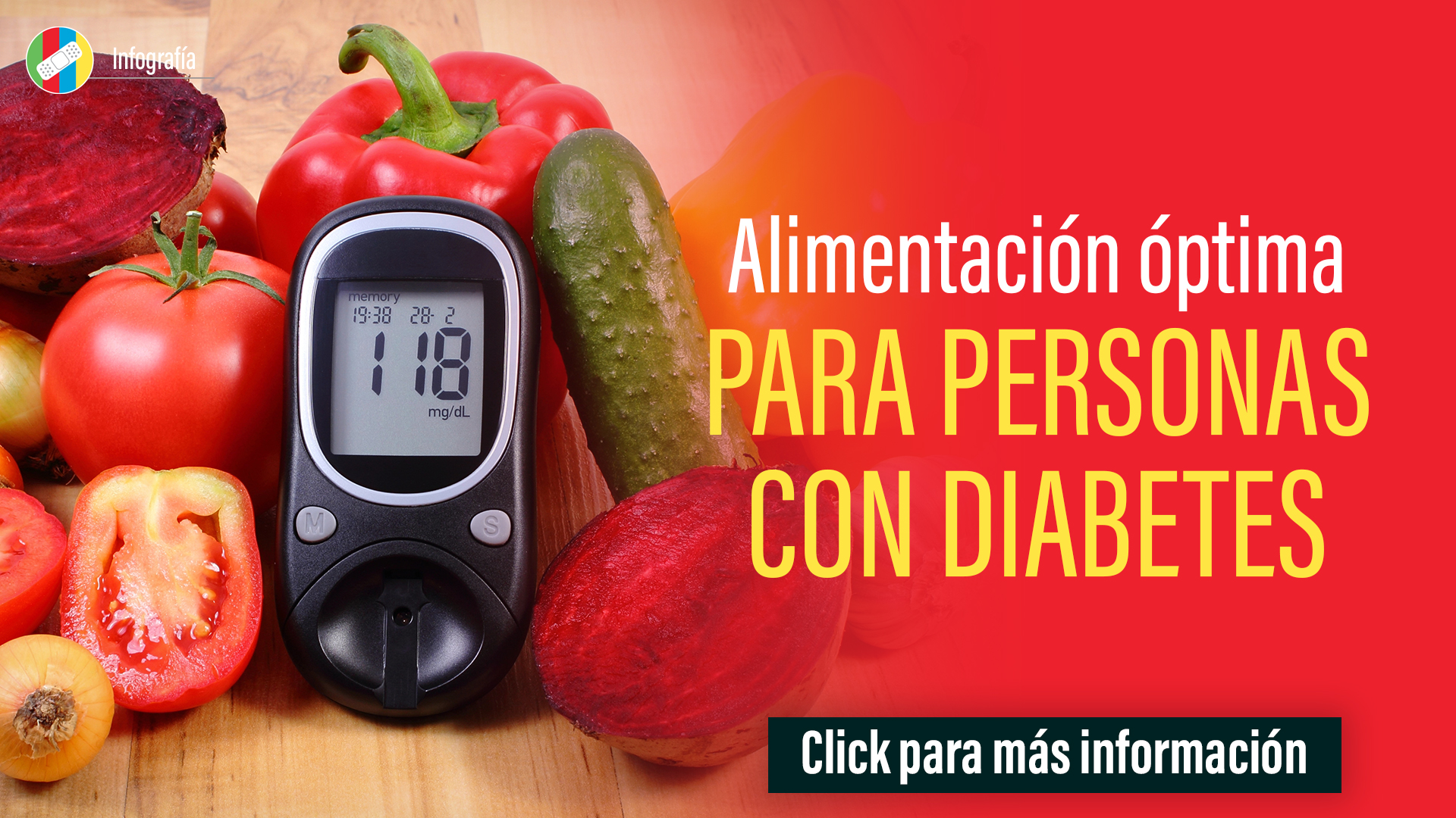 Alimentación óptima para personas con diabetes.