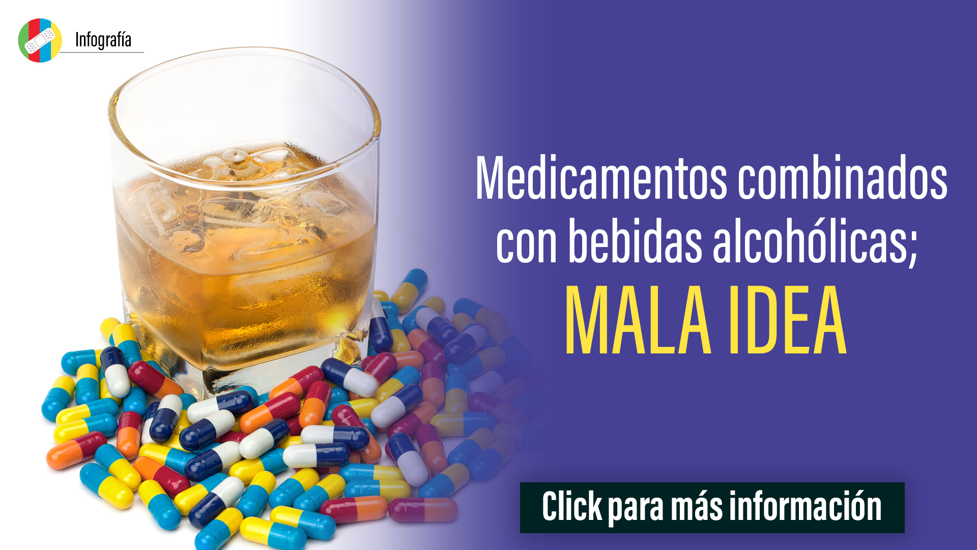 Medicamentos combinados con bebidas alcohólicas, Mala Idea.