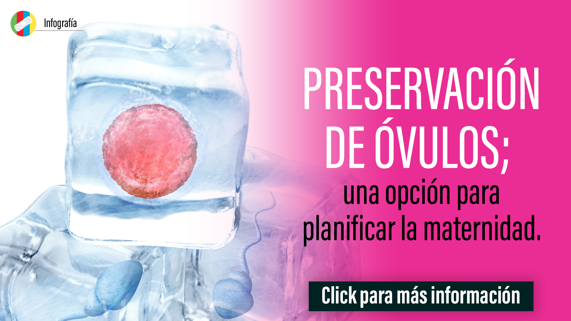 Preservación de óvulos, una opción para planificar la maternidad.