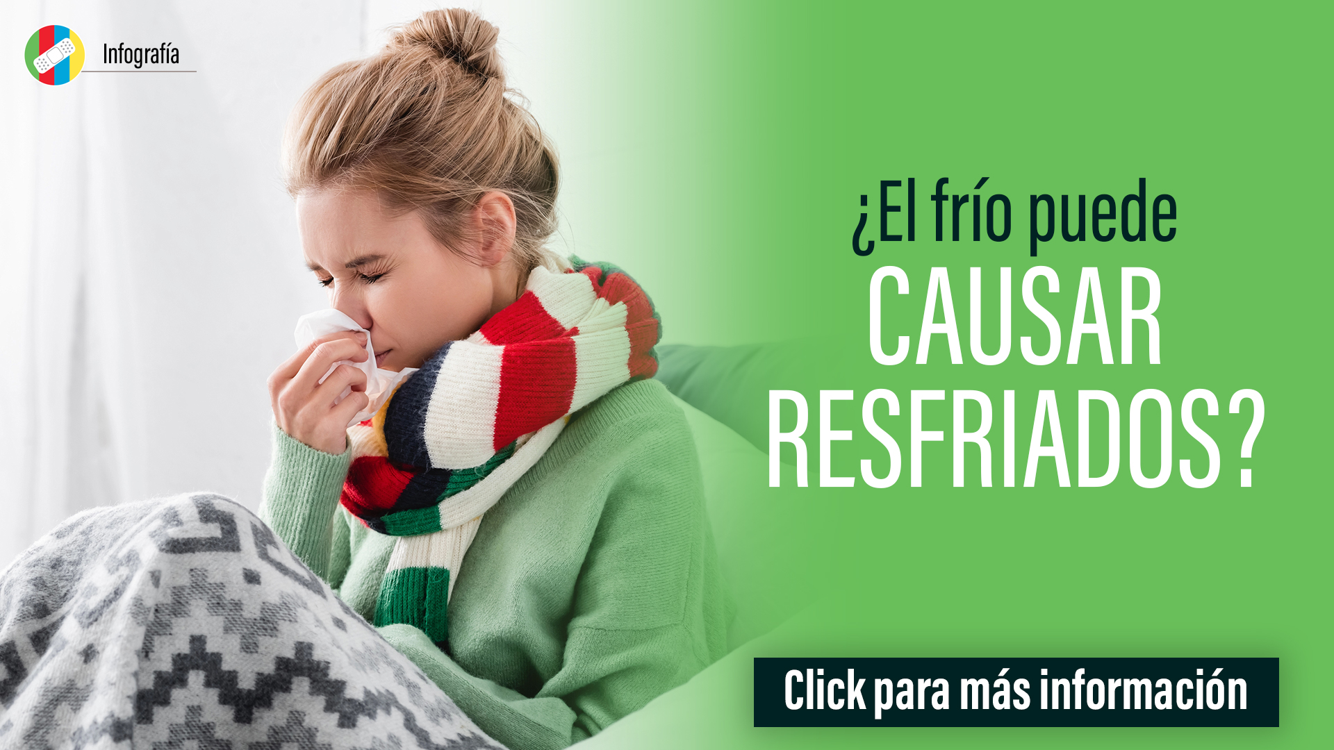 ¿El frío puede causar resfriados?