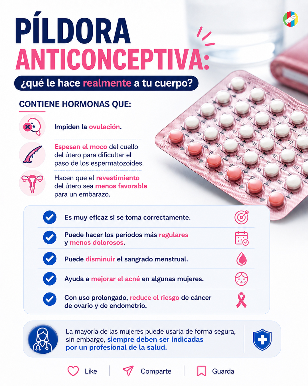 Píldora anticonceptiva: ¿qué le hace realmente a tu cuerpo?