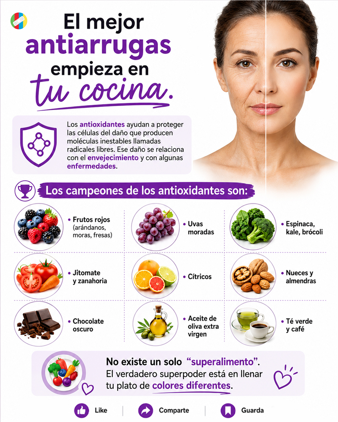 El mejor "antiarrugas" empieza en tu cocina. 