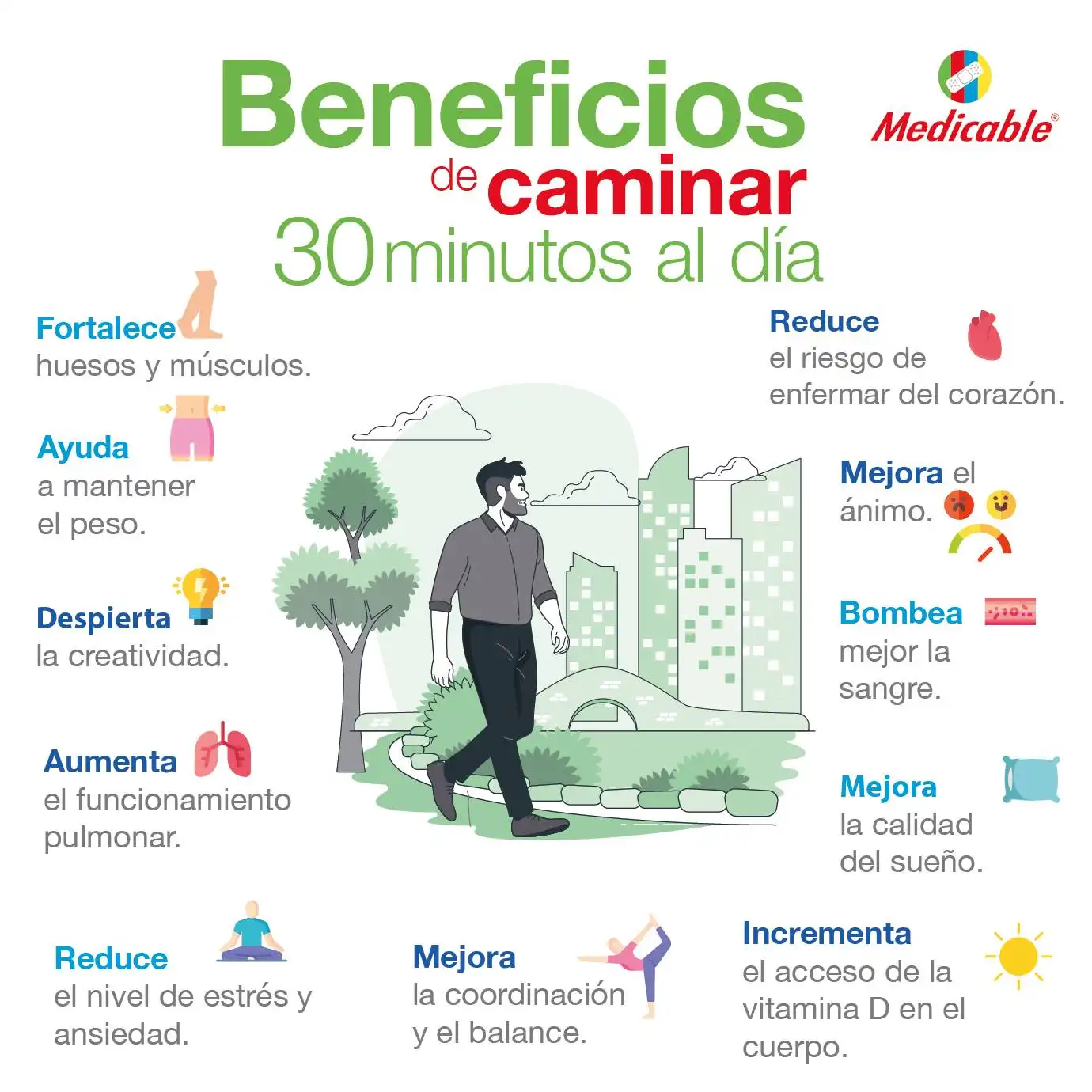 Beneficios de caminar