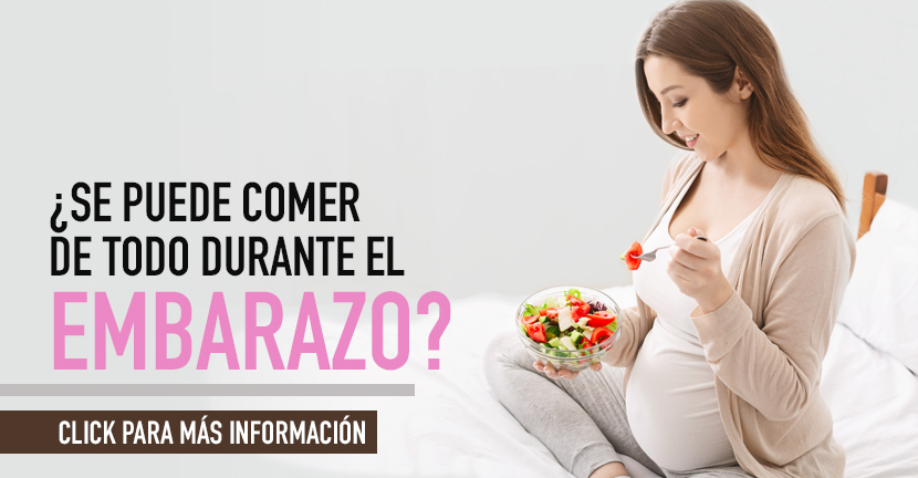 Se puede comer de todo durante el embarazo