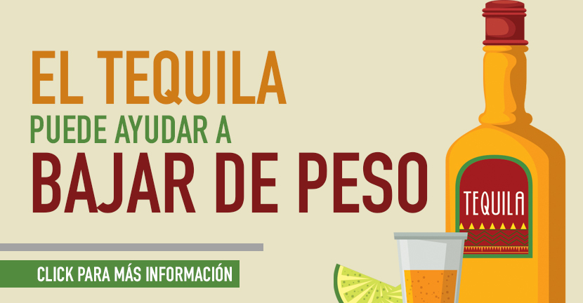 El tequila puede ayudar a bajar de peso