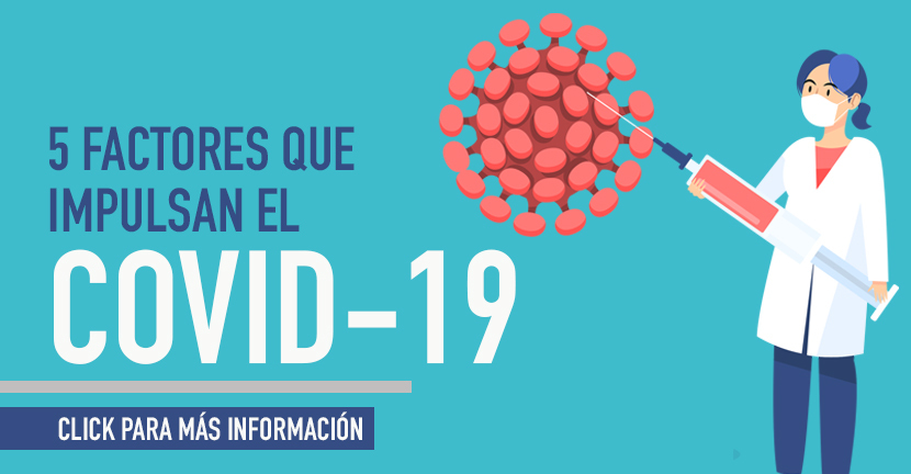5 Factores que impulsan el covid