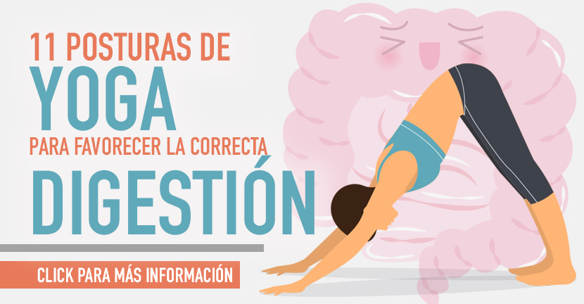 Posturas de yoga para favorecer la correcta digestión